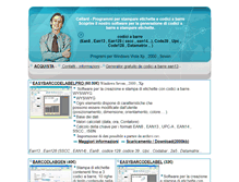 Tablet Screenshot of codici-a-barre.com